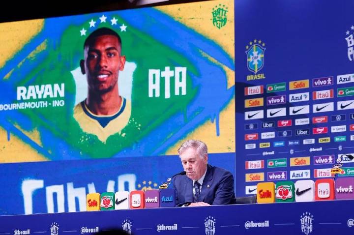 Ancelotti anuncia 26 convocados para amistosos da seleção brasileira