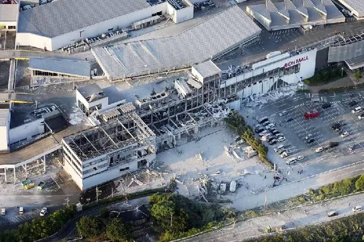 Terremoto no Japão: explosão em shopping deixa mortos, diz imprensa local