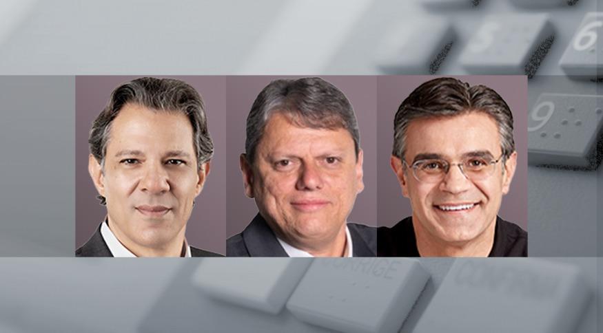 Pesquisa Quaest em São Paulo: Haddad tem 31%; Tarcísio, 21%; e Rodrigo, 20%