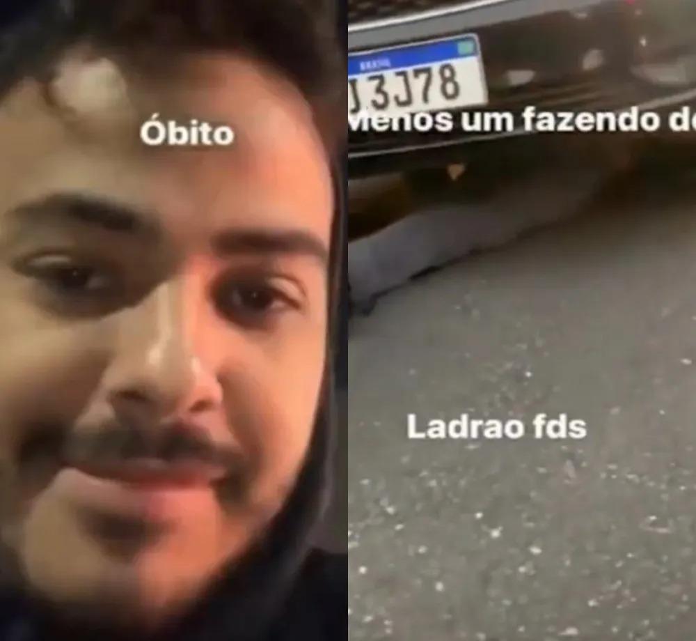 Motorista de aplicativo mata jovem atropelado e debocha: 'Menos um fazendo o L'; polícia investiga