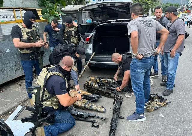 Polícia Civil recupera no Rio 8 das 21 metralhadoras furtadas do Exército em São Paulo