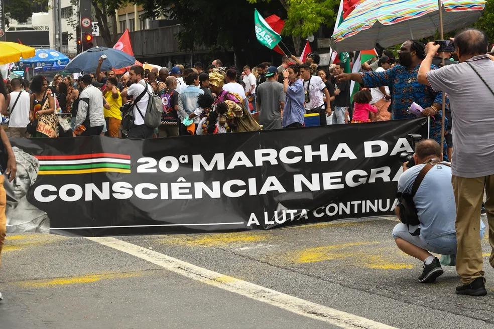 São Paulo: Marcha da Consciência Negra nesta segunda diz não ao racismo