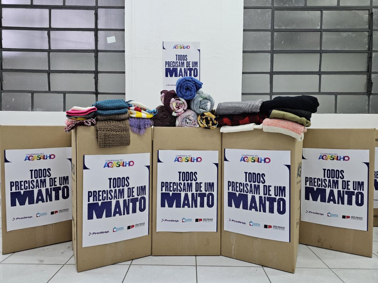 Com queda nas temperaturas, Governo de SP amplia Campanha do Agasalho nos municípios