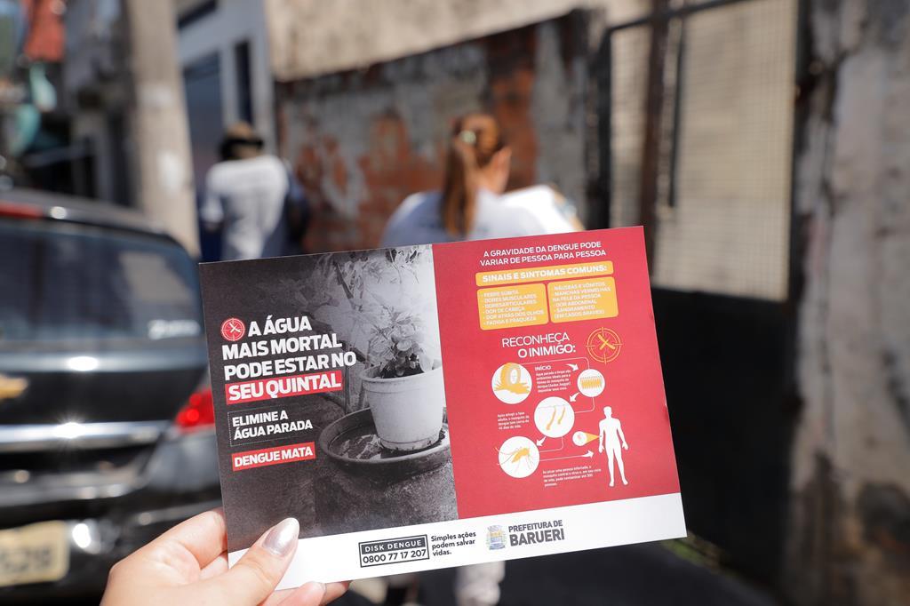 Ações contra a dengue são intensificadas em Barueri