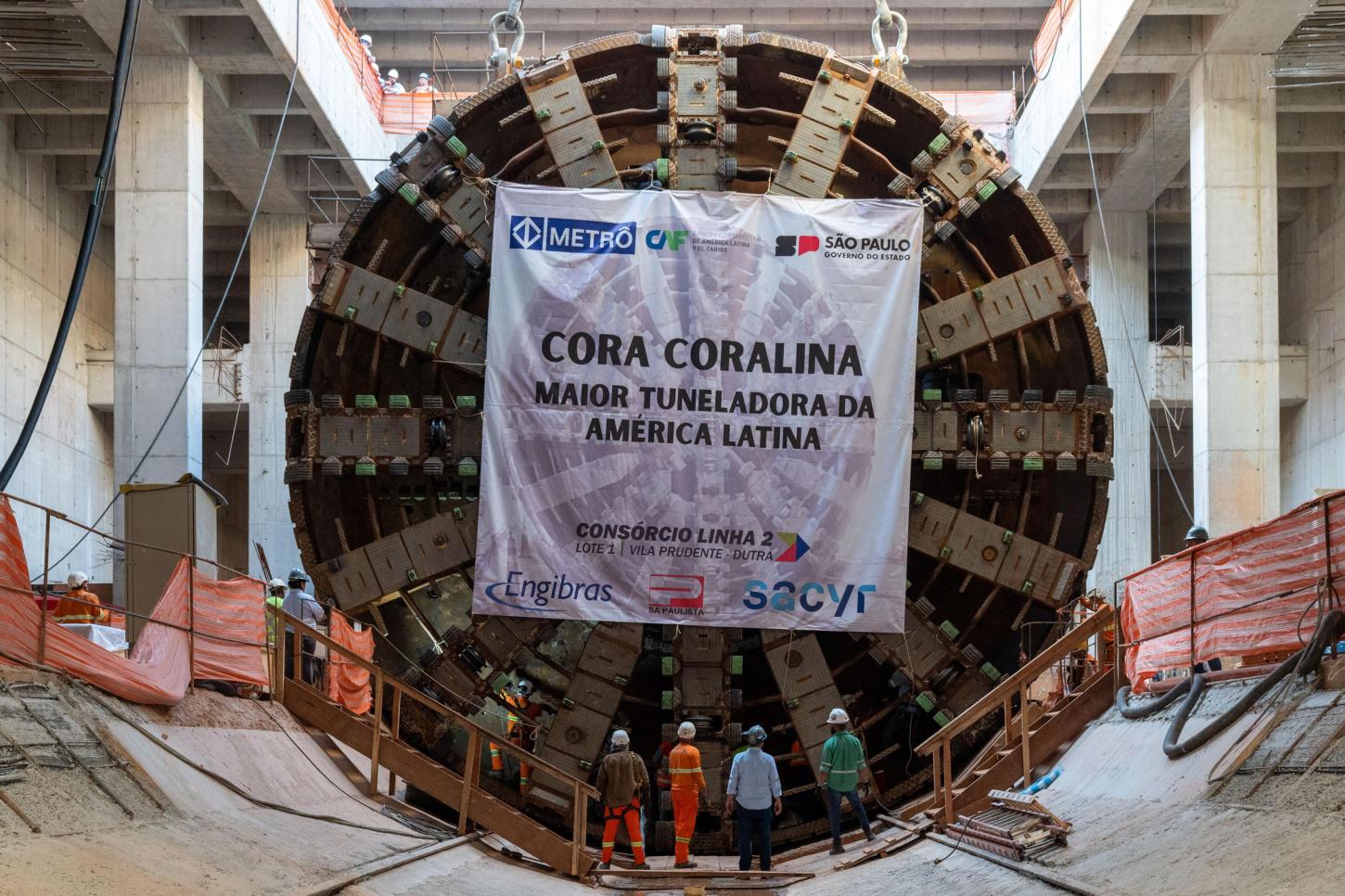 Governo de SP posiciona ‘tatuzão’ para perfuração de novo trecho da Linha 2-Verde