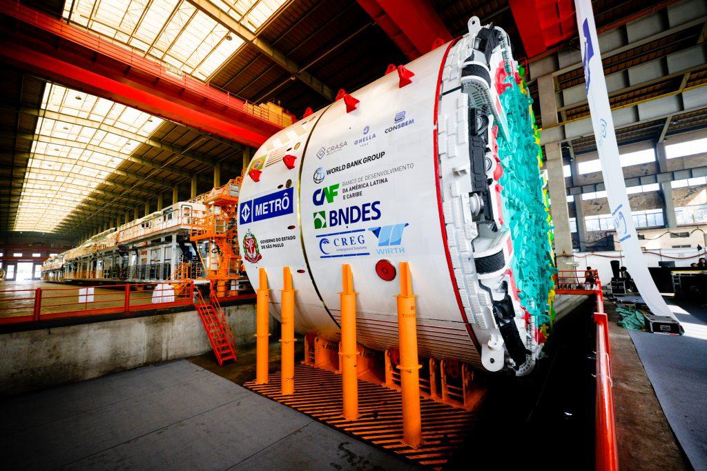 Expansão da Linha 2-Verde vai ter tuneladora de 2.600 toneladas, a maior da América Latina