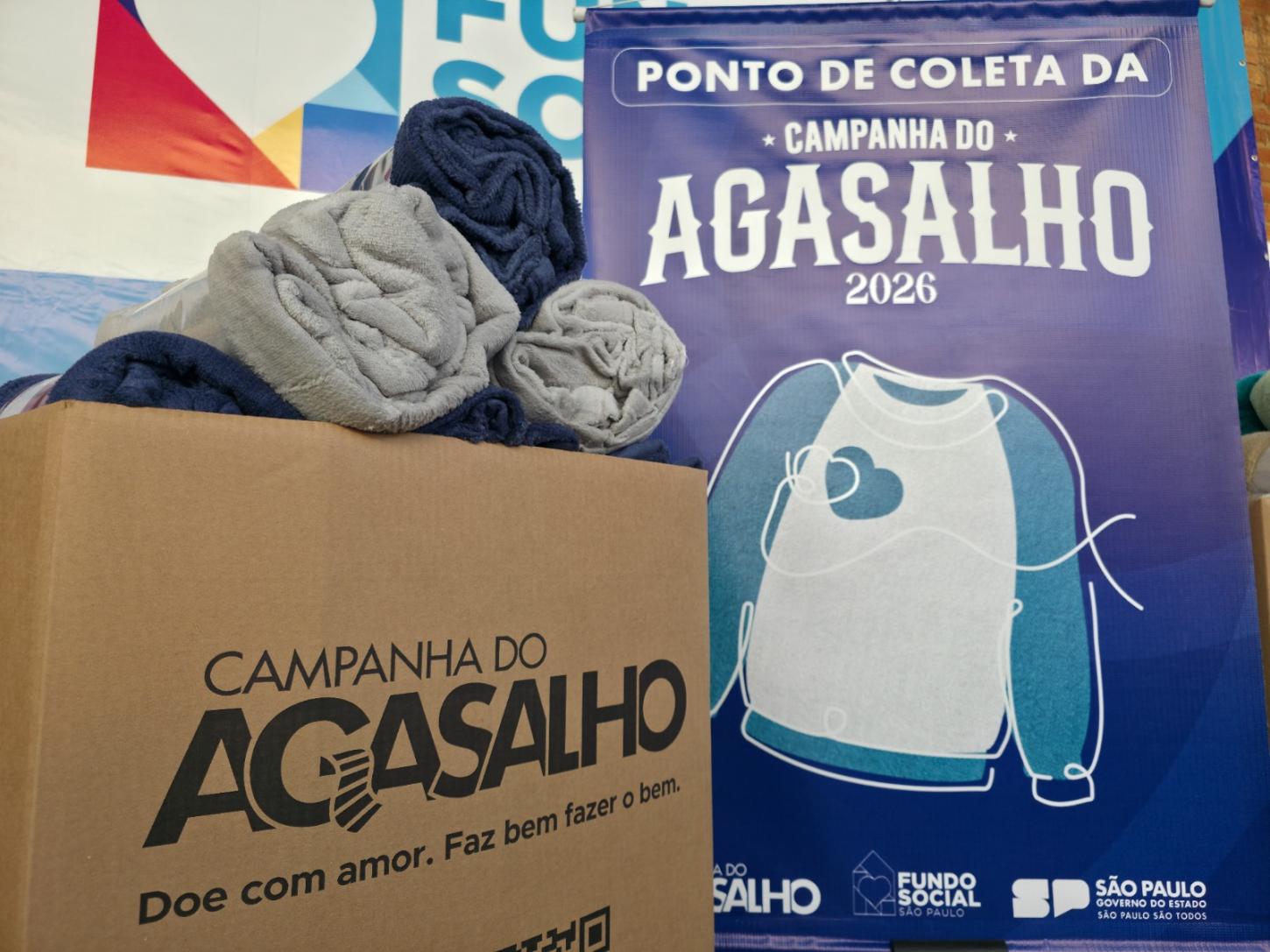 Campanha do Agasalho 2026 entra na reta final e Fundo Social de SP reforça importância das doações